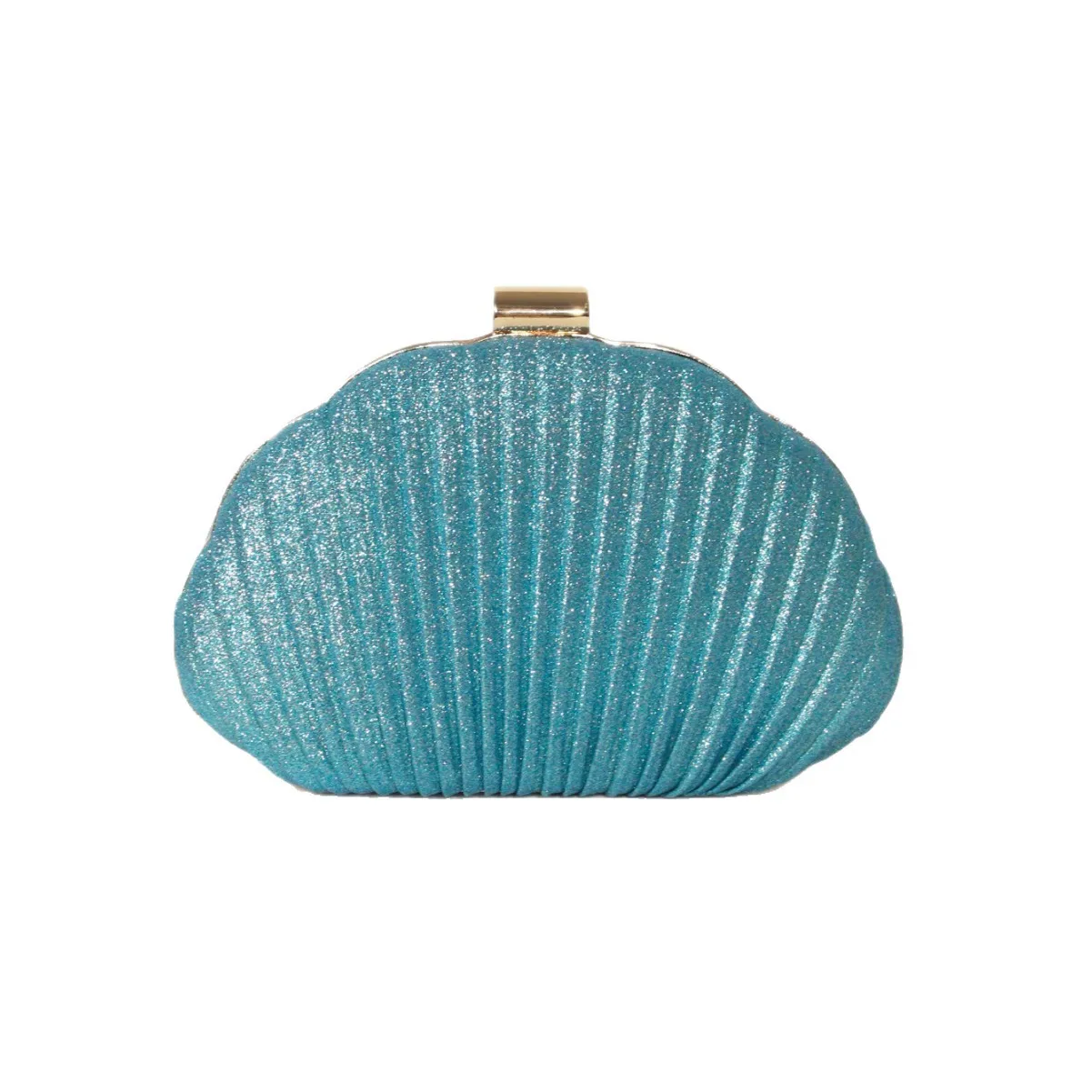 Blue Shell Diamond Dinner Bag Women's Banquet Evening Dress Cheongsam Luxury Shiny Rhinestone Handbag Designer Luxury Bags Woman