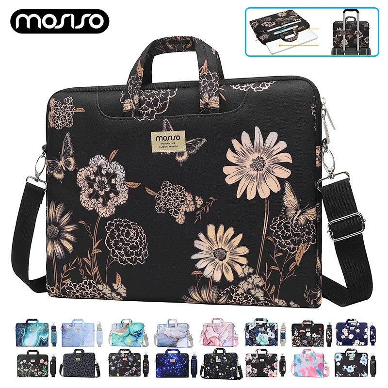 Laptop Shoulder Bag for 2024 MacBook Air 15 inch M2 A2941 2023 Pro 13 14 16 M3 A2991 A2918 A2992 M1 HP Dell Lenovo Asus Sleeve