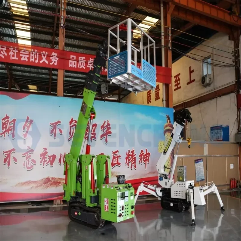 Mini Hydraulic Crane Construction Telescopic Boom Handling Machine Mini Spider Crane Crawler Crane