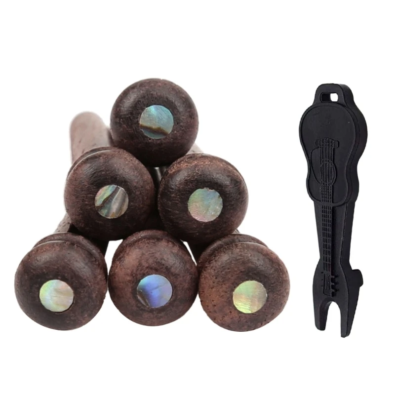 11UE Gülağacı Akustik Gitar Köprü Pimleri ve Çektirme Seti Bas Gitar Köprü Mandalları Dize Tırnak Sökücü Gitar Pin Çektirme