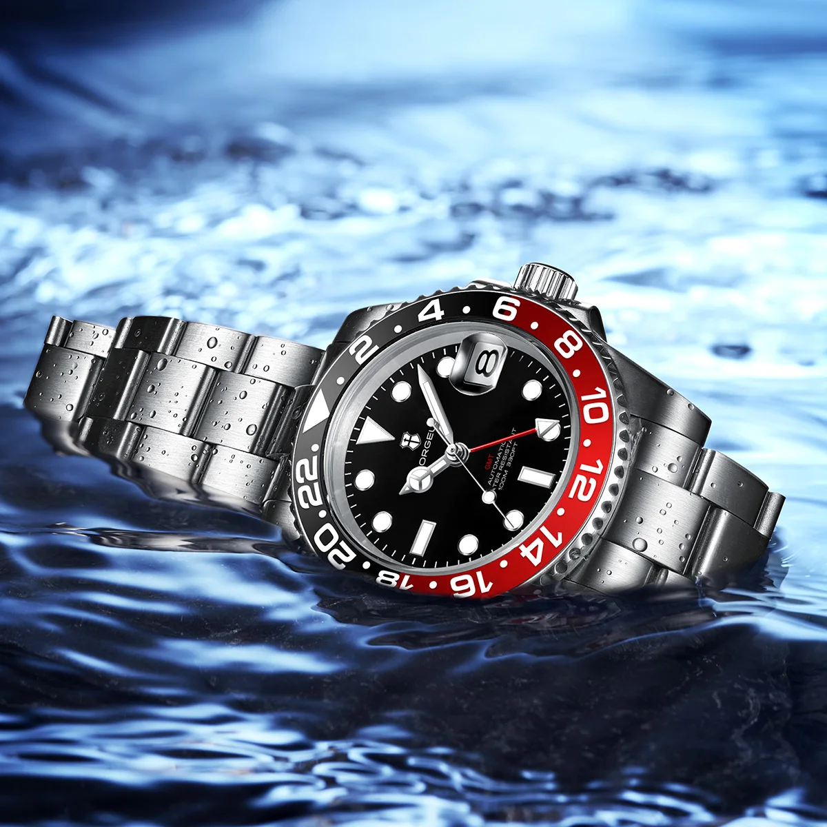 2022 CORGEUT DESIGN NH34 Movt New Business Men Mechanical Wristwatches100M Waterproof Sapphire Glass Watch for Men