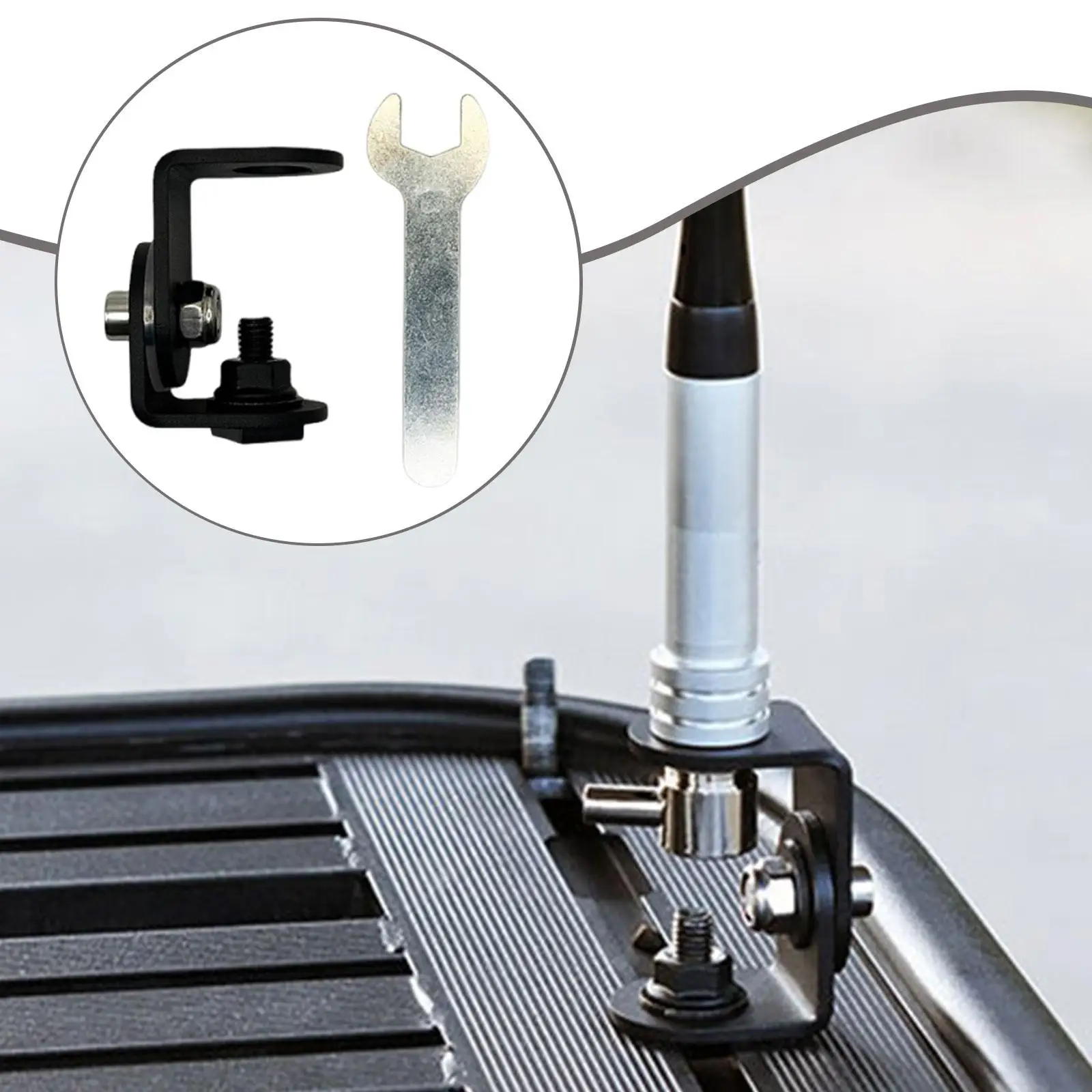 Car Antenna Mount Bracket Sturdy Durability Direct Replaces Accessories
