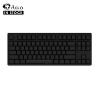 Akko 3087 SP Midnight Wired Mechanical Keyboard 87 Keys Side-printed OEM Profile Keycaps PC Gaming Keyboard Gamer Esports Office