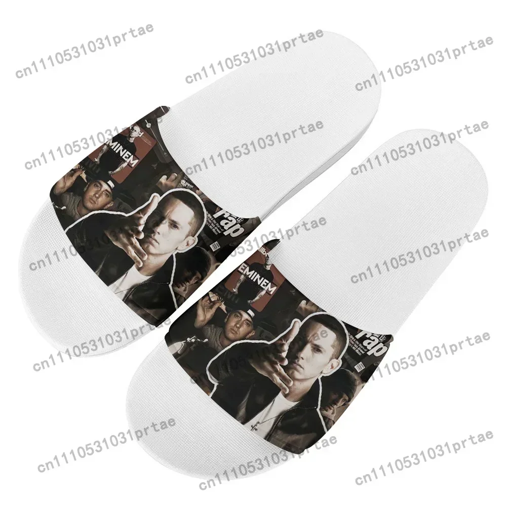 Rapper Rap Singer Music Eminem Home Clog Mens Women Youth Boy Girl Sandals Shoes Tang Garden Custom Made Breathable Shoe Beach