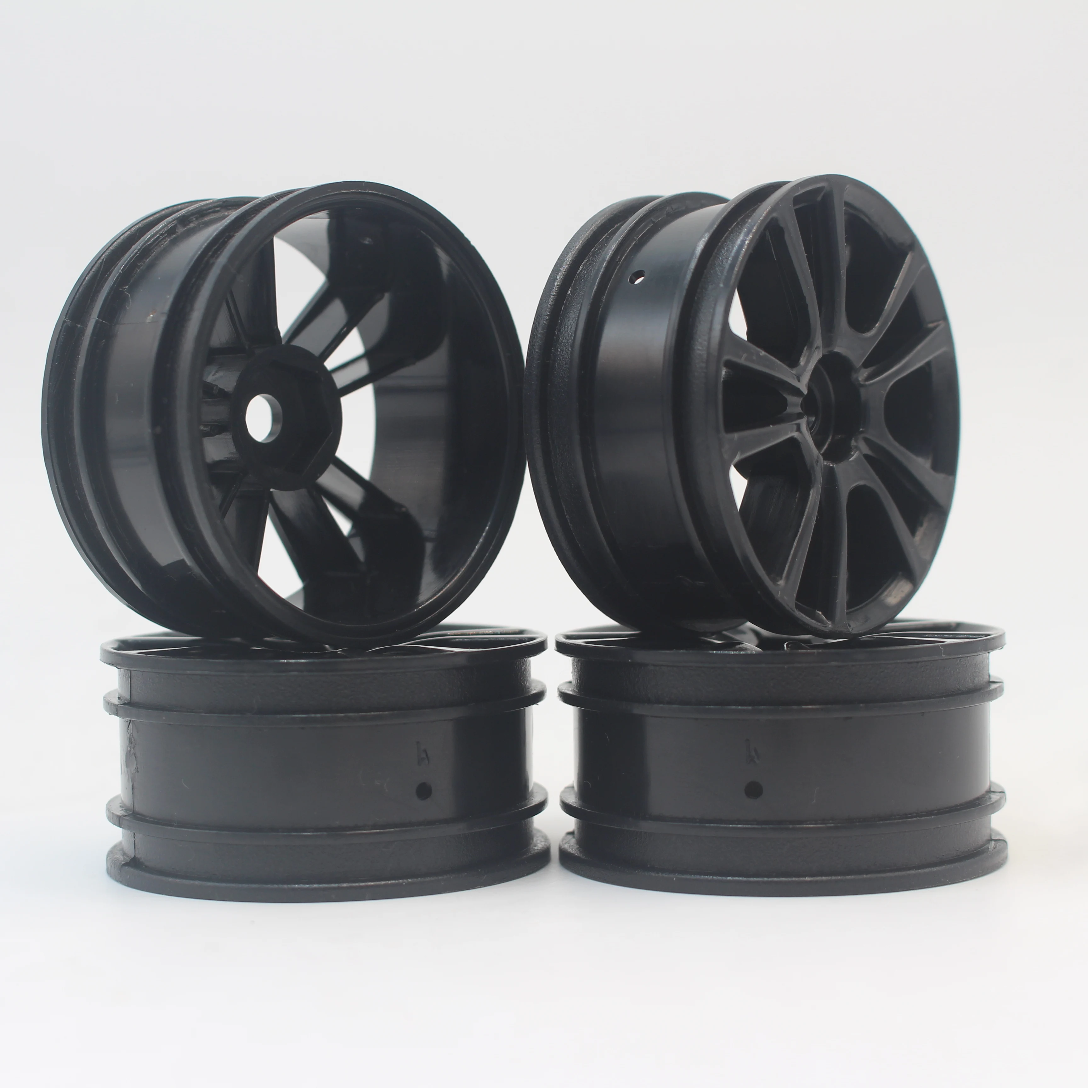 4 pezzi 1/10 Touring & Drift cerchio in Nylon 1/10 cerchio da Rally THD5S 0mm Offset adatto per 1:10 Touring & Drift Rally Car 1/10 Rim