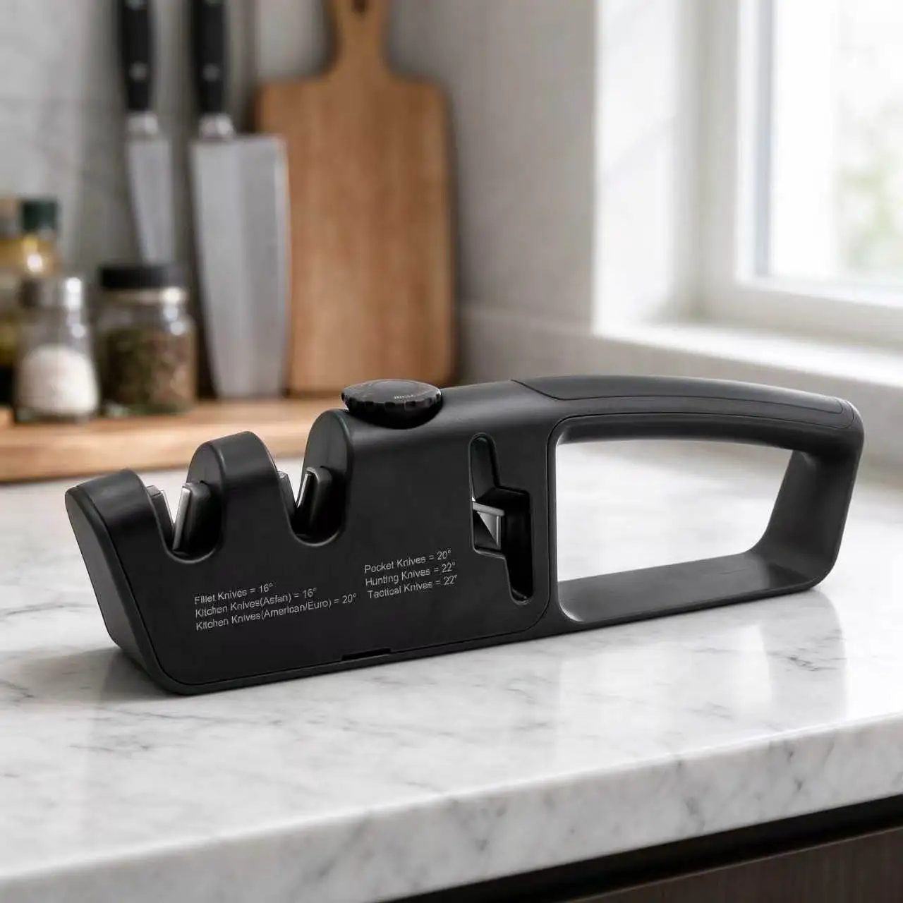 Knife Sharpener 4 in 1 Adjustable Angle Kitchen Grinding Machine Professional Knife Scissors Sharpening Tools Home Kitchen Knife