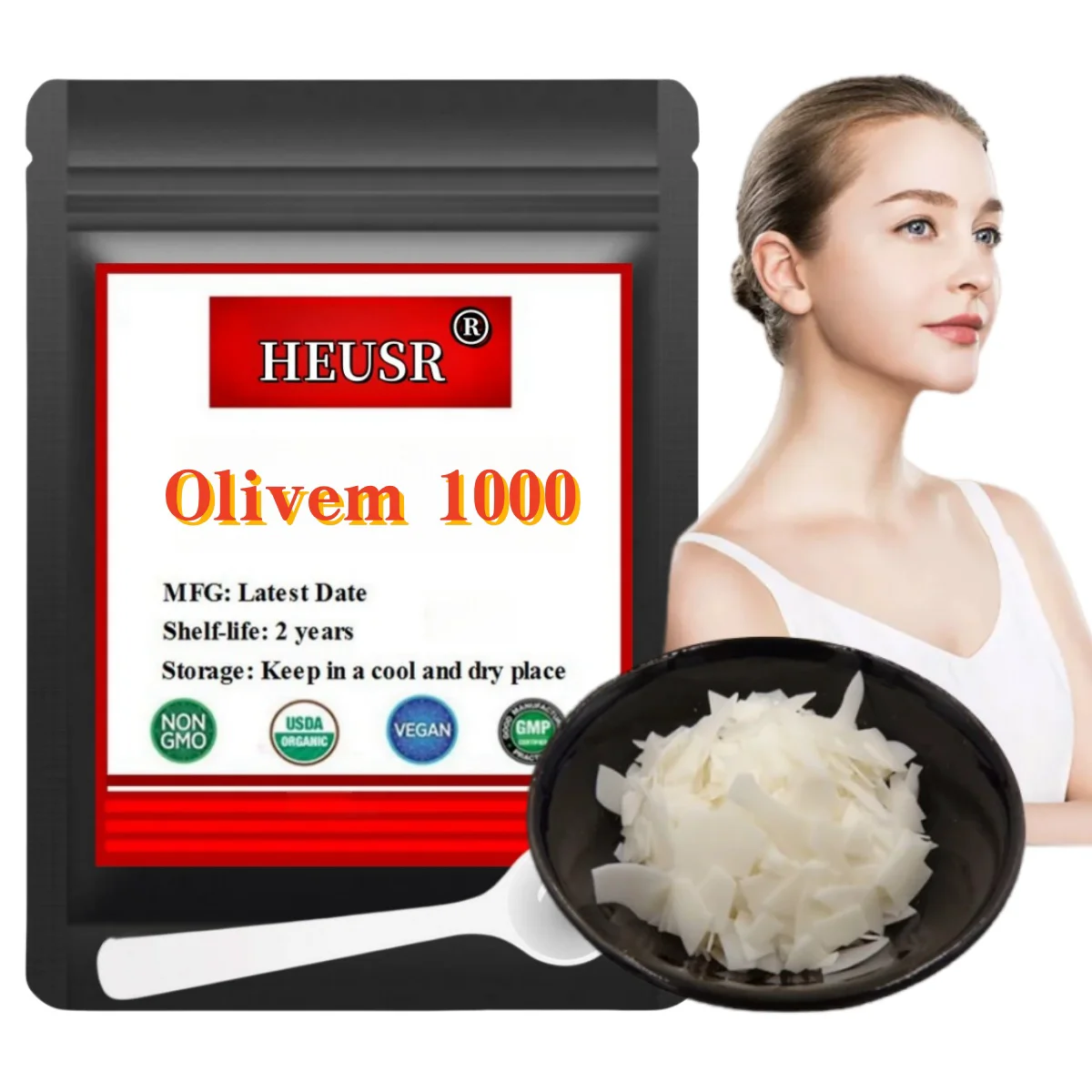 Hot Supply Olivem 1000 Emulsifying Wax Creams & Lotions & Soap - Made In Italy Cosmetic Material