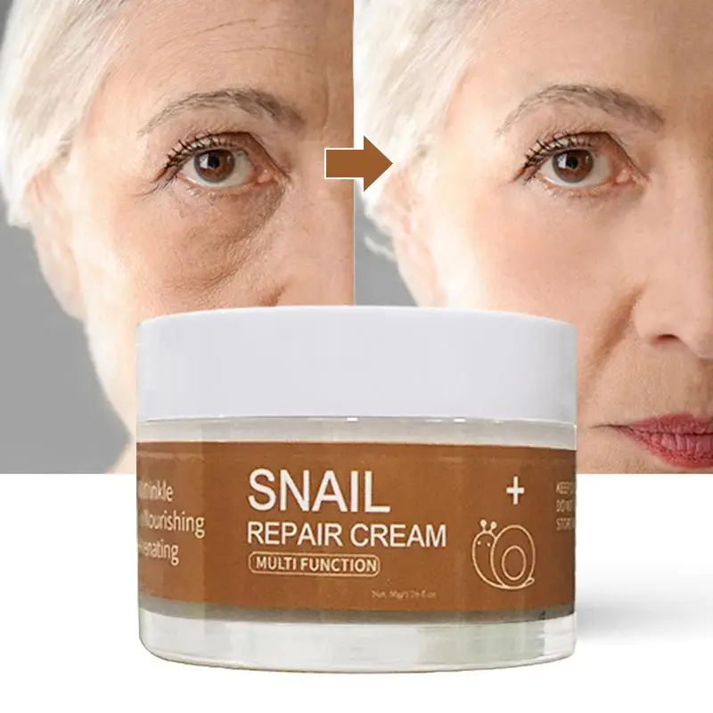 

Snail essence face cream relieves skin dullness, moisturizes and moisturizes skin