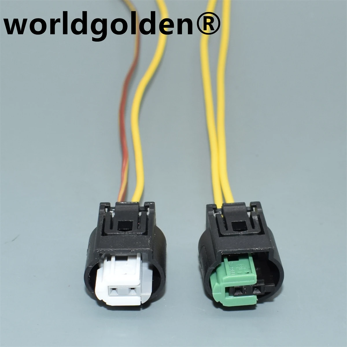 worldgolden 2 Hole 1-968790-2 Auto Small Current Socket 1718555-1 Car Waterproof Connector Automobile Parts