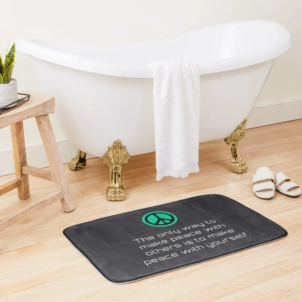 

Stellaris - Pacifist Ethos Quote Classic Bath Mat Bath Room Acessories Carpet Carpet Carpet Anti Slip Bath Stickers Mat