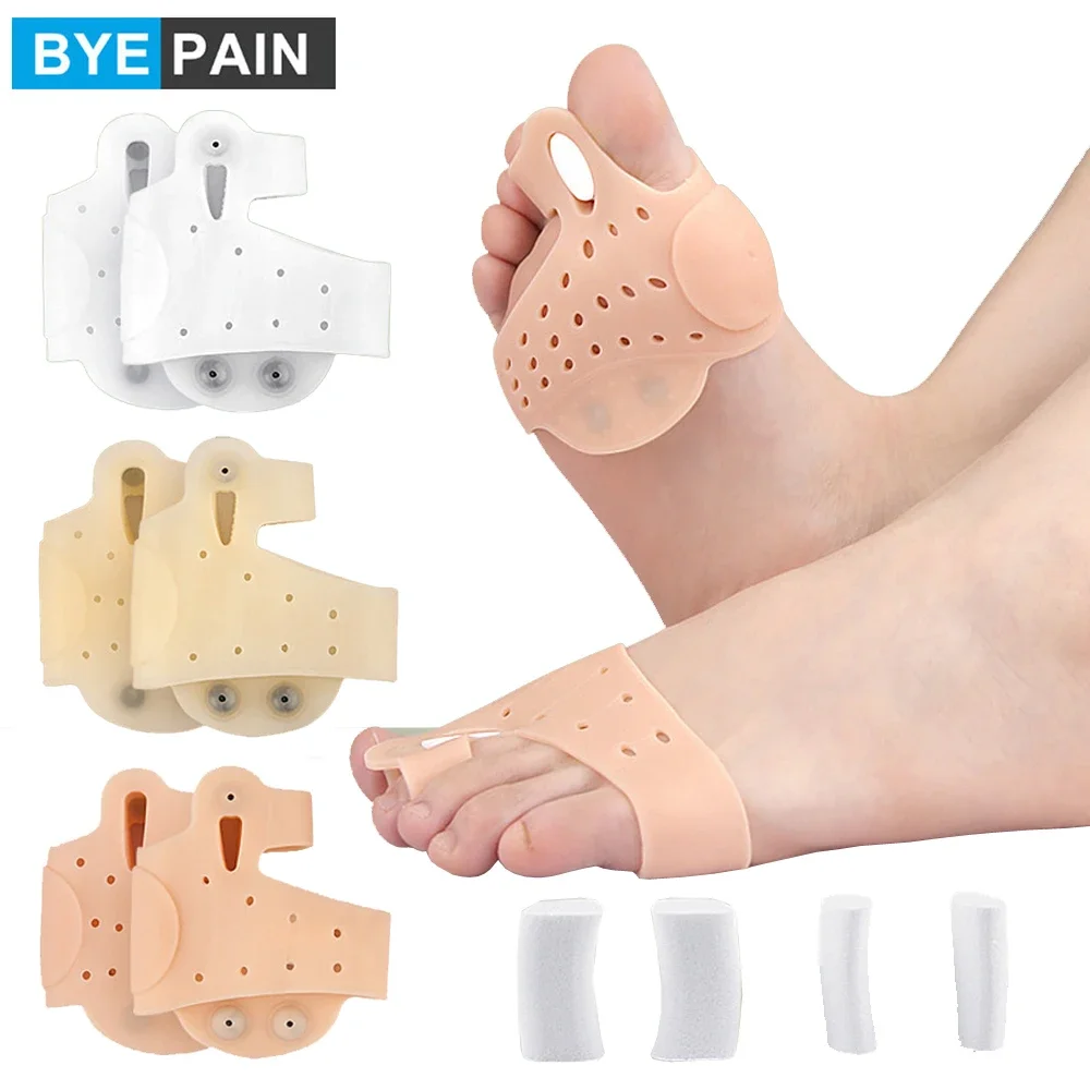 1Pair Bunion Corrector, Soft Breathable Hallux Valgus Correction Bunion Socks, Orthopedic Bunion Splint Big Toe Separator Hammer