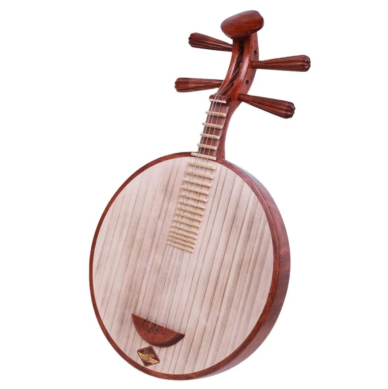 

Acidwood Yueqin Original Wood Color With Light Body Case Chinese Classical Instruments YQ001-6