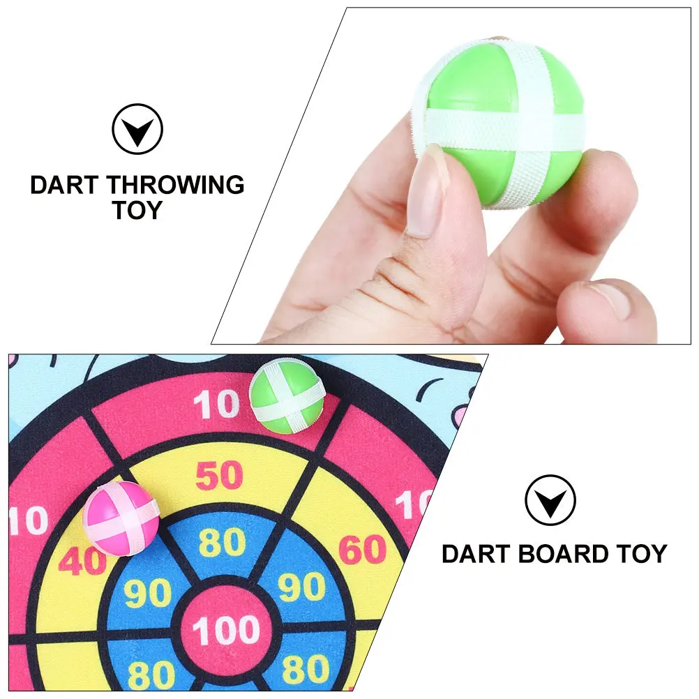 

Набор для игры в бросание мяча с мультяшным рисунком, интерактивная развивающая игра для детей, подарок на праздник для дома