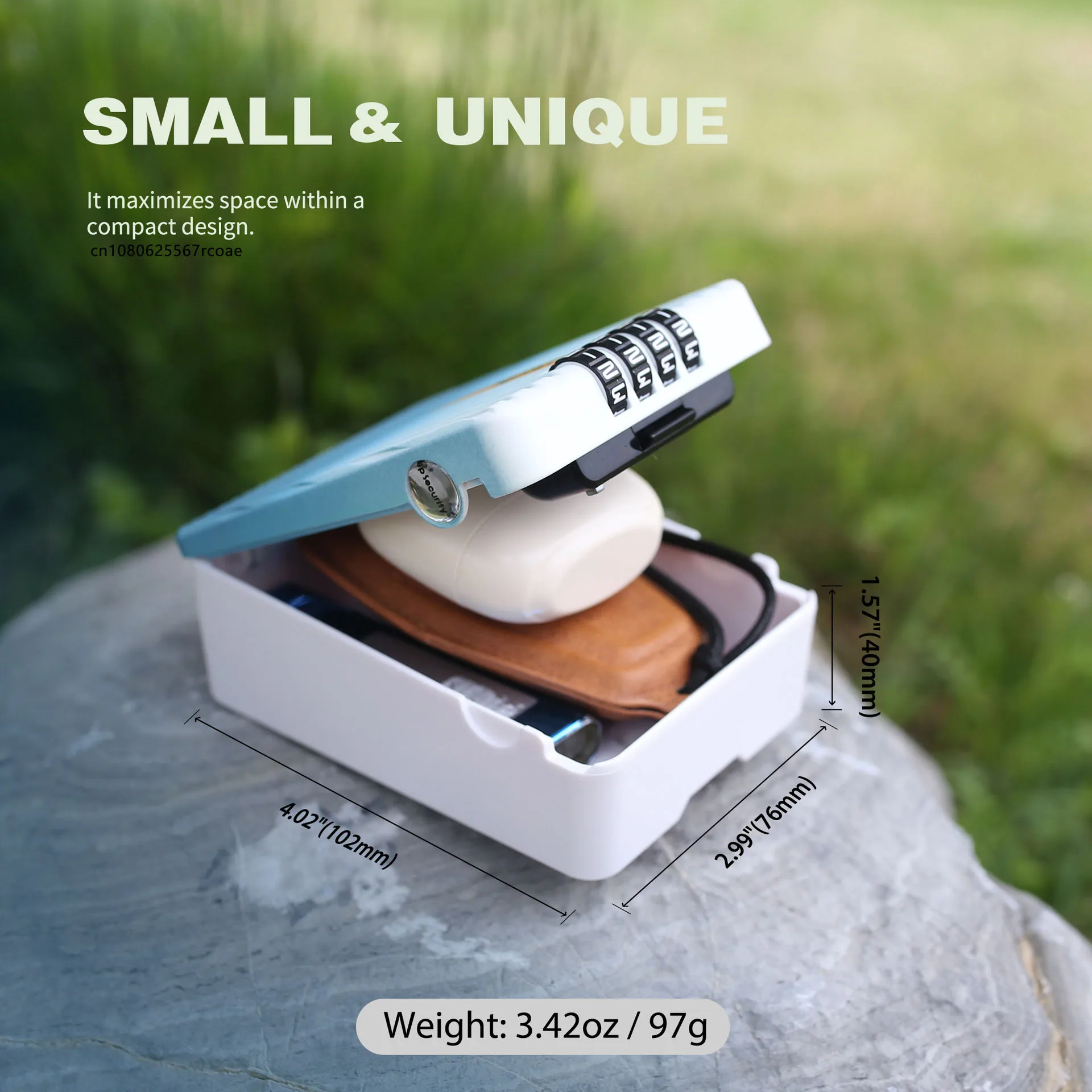 Mini Lock Box for Keys with Code Small Safes for Home Safety Key Lock Box with Code for Personal Safe Money Cash Jewelry