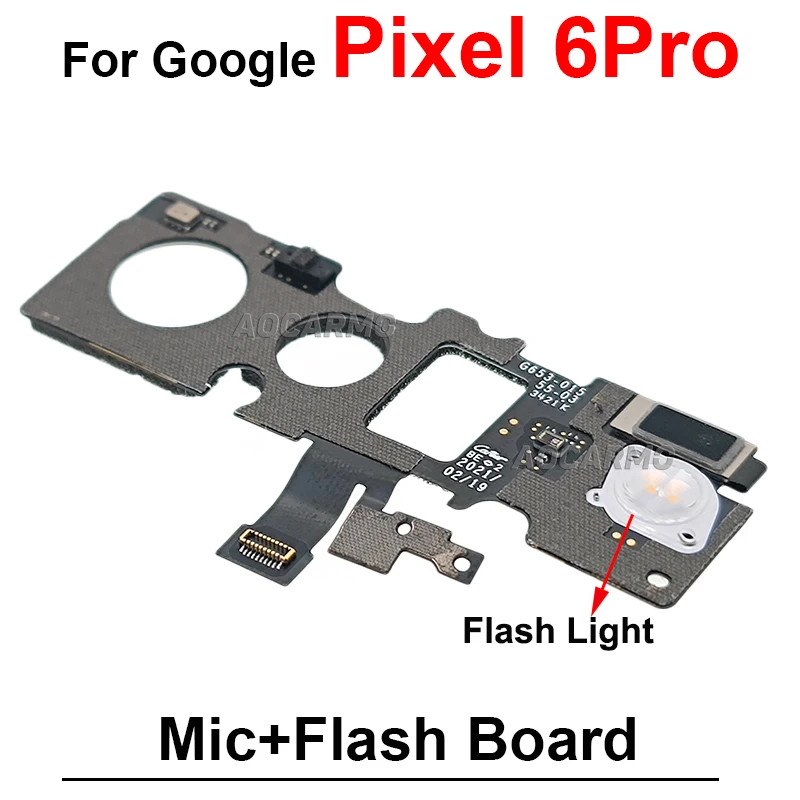 For Google Pixel 6 6Pro Pro Microphone And Flash Light Small Board Replacement Part