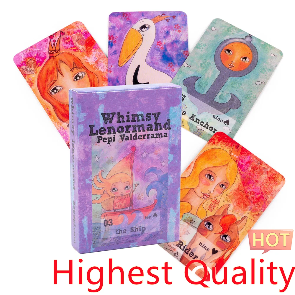 Mythic Whimsy Lenormand Tarot Cards Koradji Decks Boardgame Witchcraft Tarot Cards Oracle