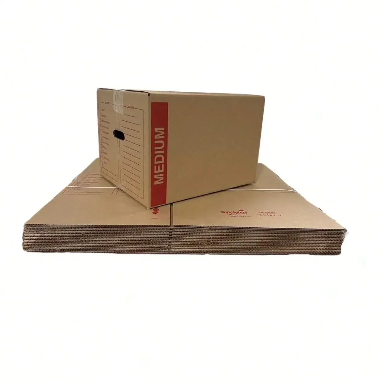 50 - Pack Medium Cardboard Moving Boxes 18x14x12