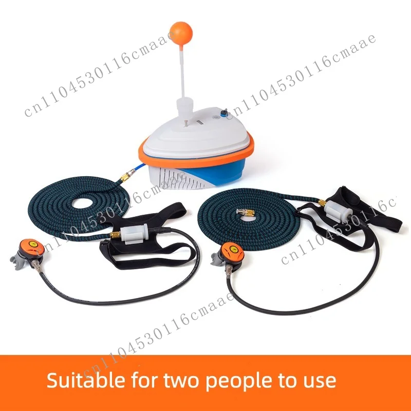 Unisex snorkeling waterproof and environmentally friendly air respirator, suitable for 1 or 2 divers