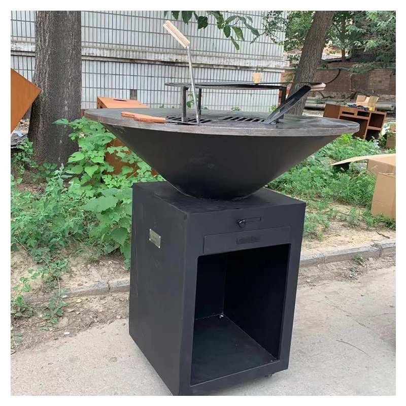 Outdoor Camping BG1 BG2 Bbq Grill Stove for Outdoor Entertainment Manufacturer CORTEN STEEL GRILL