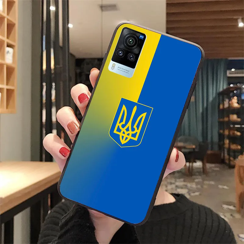 Ukraine Flag Phone Case for VIVO V21E V21 V23 V23E V2109 Y53S Y33S Y55 Y76 Y31 Y21 Y72 Y01 Y21S Y11S