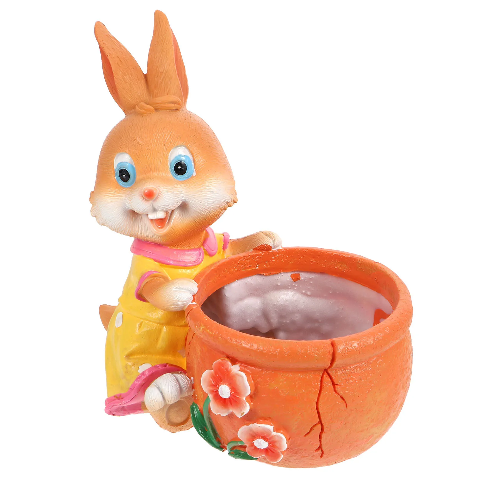 

Cartoon Succulent Planter Small Rabbit Bunny Flower Pot for Indoor Outdoor Garden Plant Holder Animal Design Container