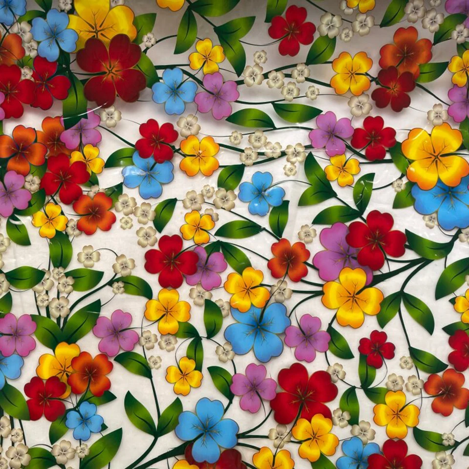 Multi-Color Flower Pattern Hydrographic Water Transfer Printing Film 0.5x2m,PVA Hydro Dip Film for Car Interior Creative DIY 718