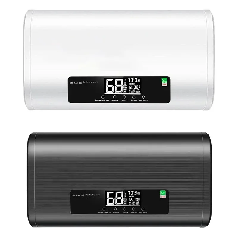 工場価格 電気温水器 シャワー 40/50/60/80リットル スリム フラット サーモスタット ダブルタンク RV 家庭用電化製品 温水器 貯湯式
