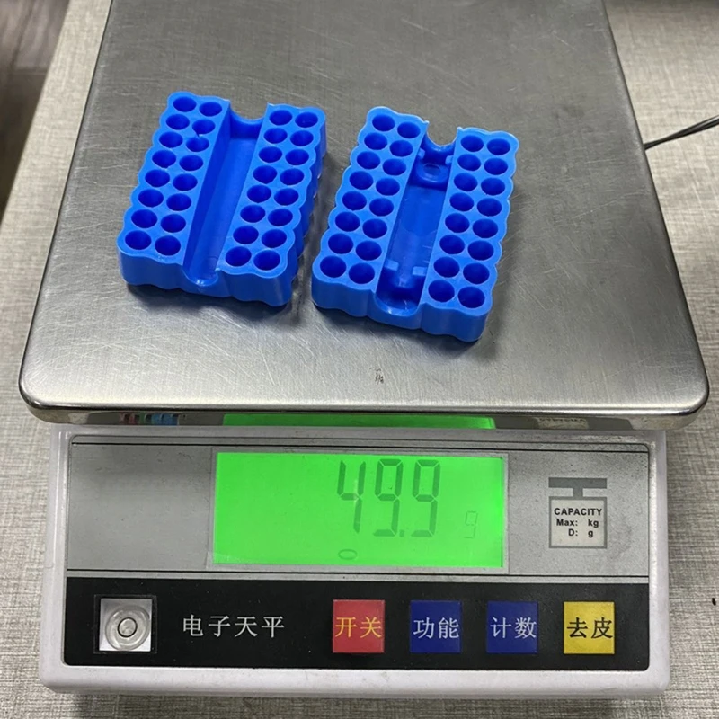 2 Pieces/set 32 Holes Hex Shank Screwdriver Bits Holder Plastic Storage Tray Organizer Compact Size Portable Bits Rack