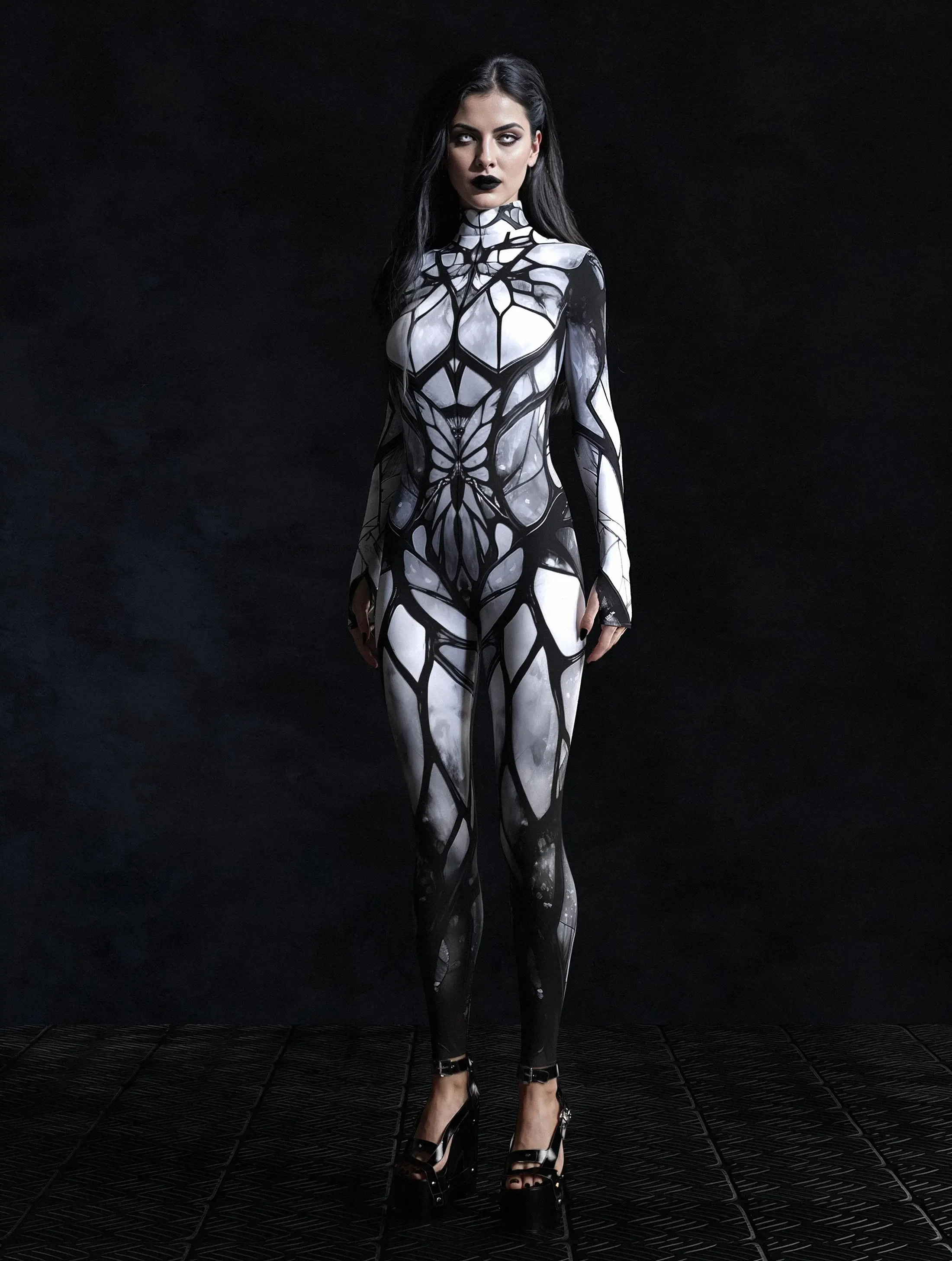 

Women Unique Jumpsuit Multicolour Printing Holiday Party Wear Rave Onesie Cosplay Costume Festival Bodysuits Rompers