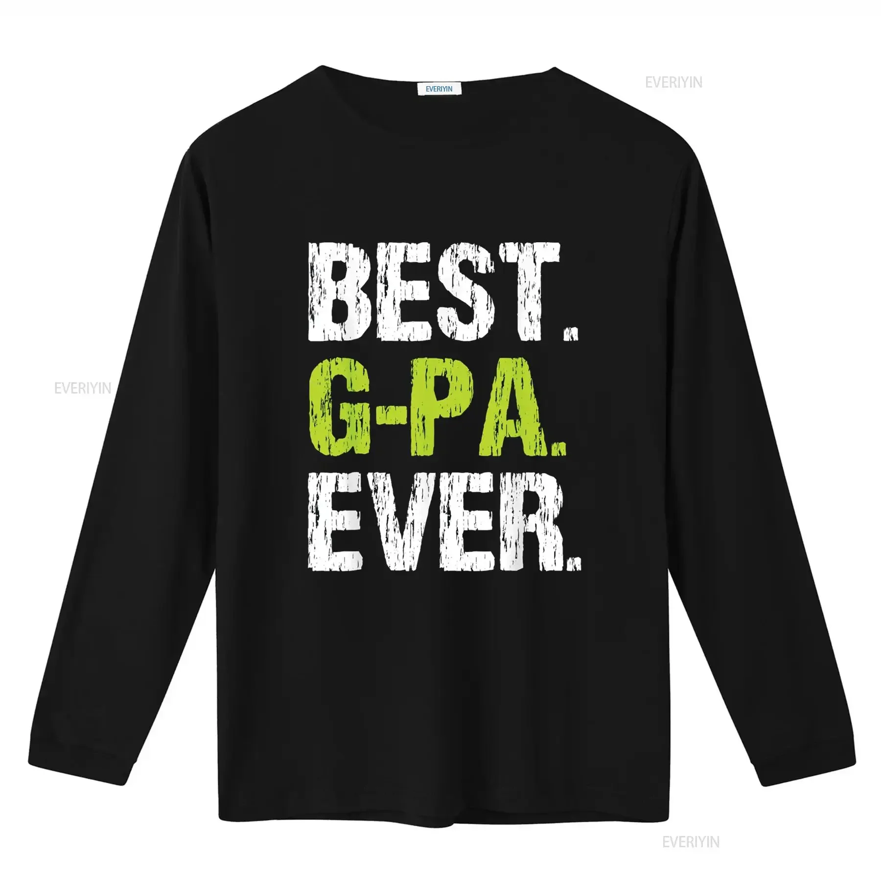 تي شيرت Best G Pa Ever Family رائع ومضحك Gpa تي شيرت عتيق مغسول أنيق ومسامي قليلاً للجنسين مريح