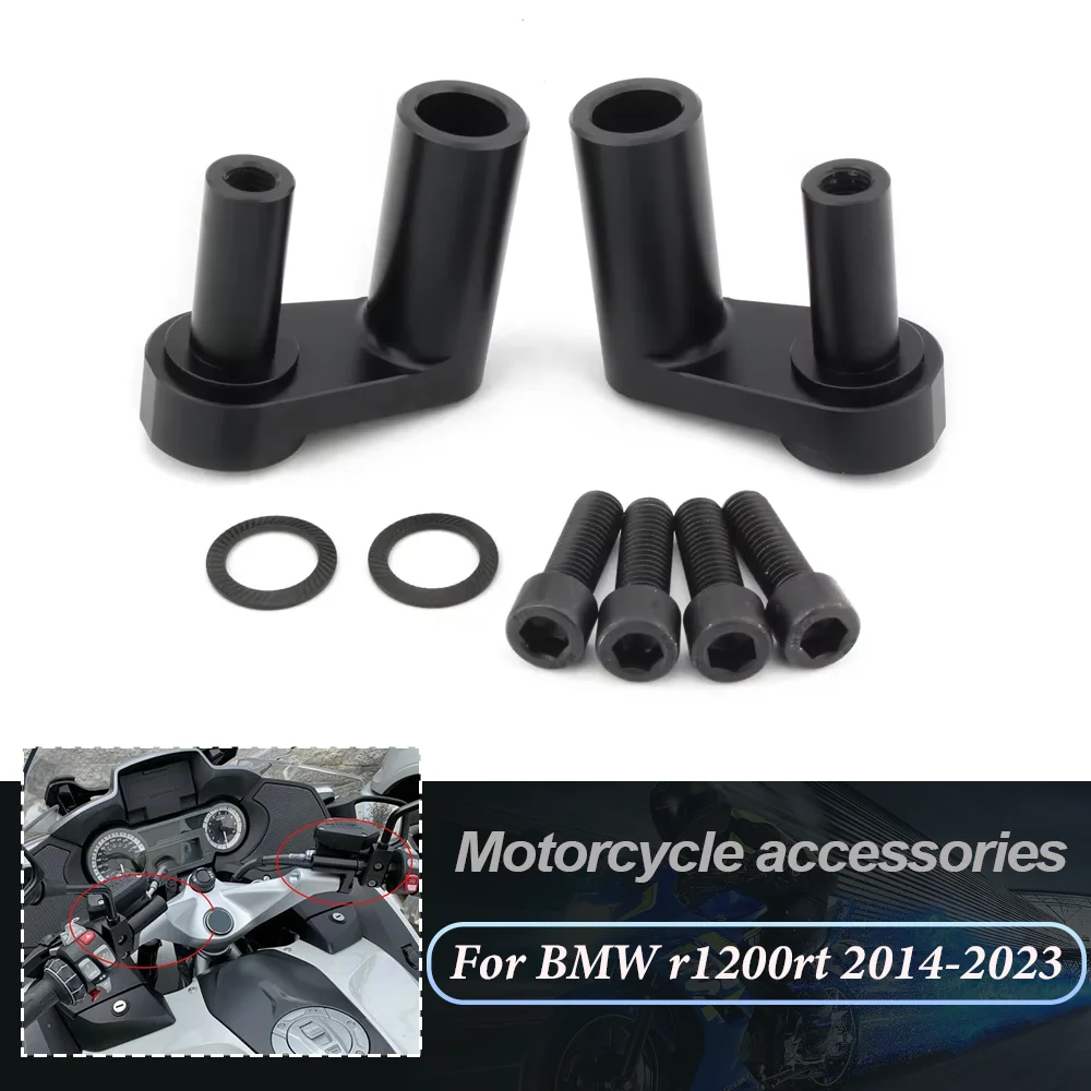 

Motorcycle Accessories Handlebar Riser Kit For BMW R1250RT R1250 RT R1200RT R 1200 RT 2014-2023 Silver Black CNC Aluminum
