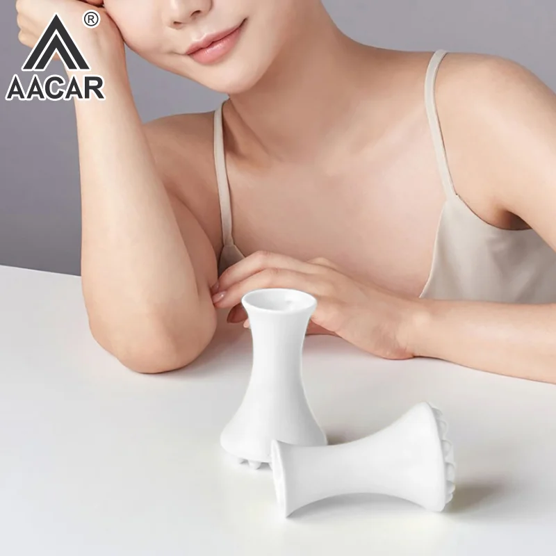 

White Ceramic Gua Sha For Face Body Massage Tool Body Guasha Board For Relief Massage Face Lift Gua Sha Massager