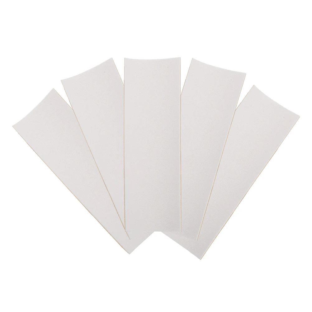

5 Pcs Tape Non-slip Stickers Grip For Fingerboards Nonslip Foams Tapes Skate White
