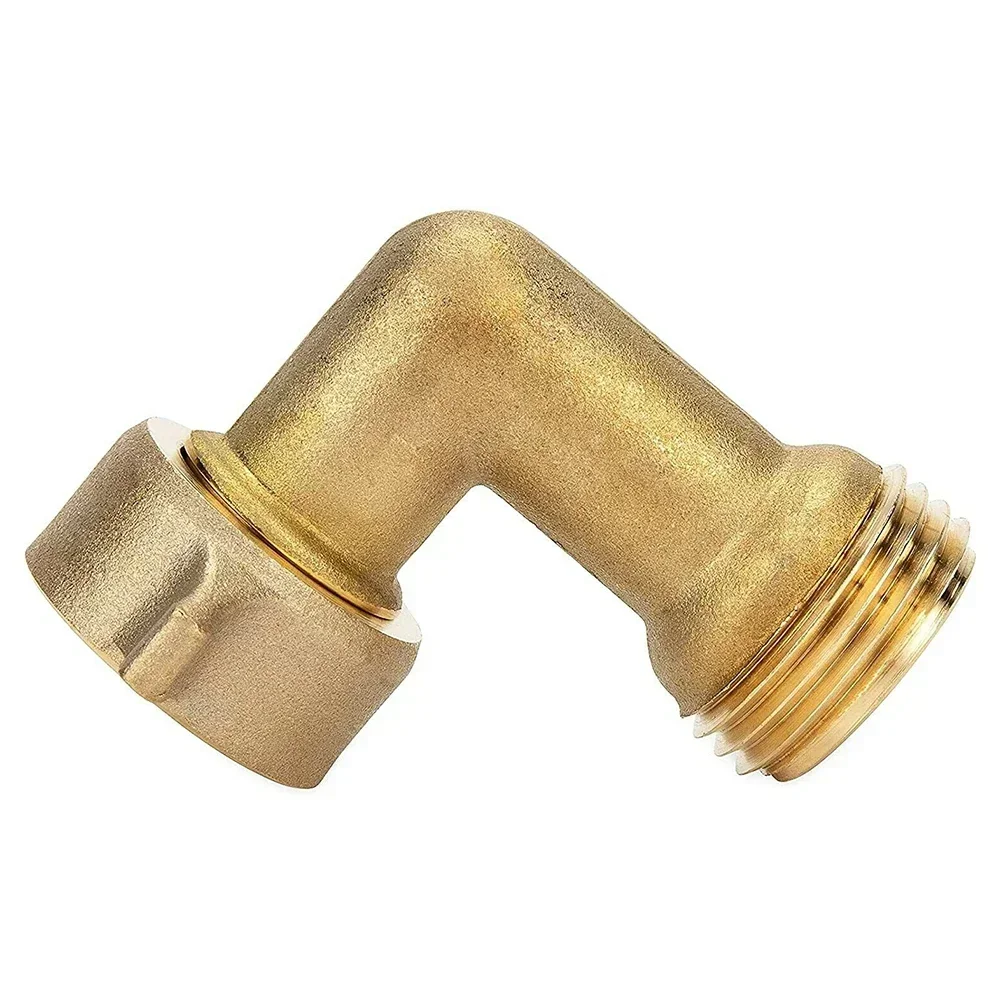 Raccordo per tubo a gomito a 90 gradi in ottone da 1 pezzo: durevole e a prova di perdite per connettore per tubo dell'acqua per rimorchio RV/Camco