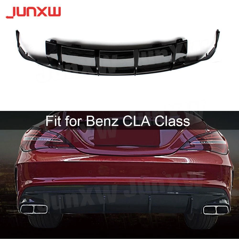 

for CLA Class Carbon Fiber Rear Lip Spoiler Carbon Fiber FRP Rear Diffuser For Benz W117 CLA250 CLA260 CLA45 AMG 2016 -2018