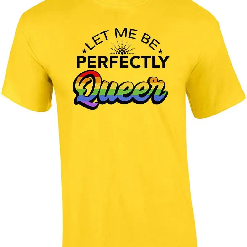 

Пусть мне быть идеальным краем - забавная футболка для геев / футболка LGBTQ