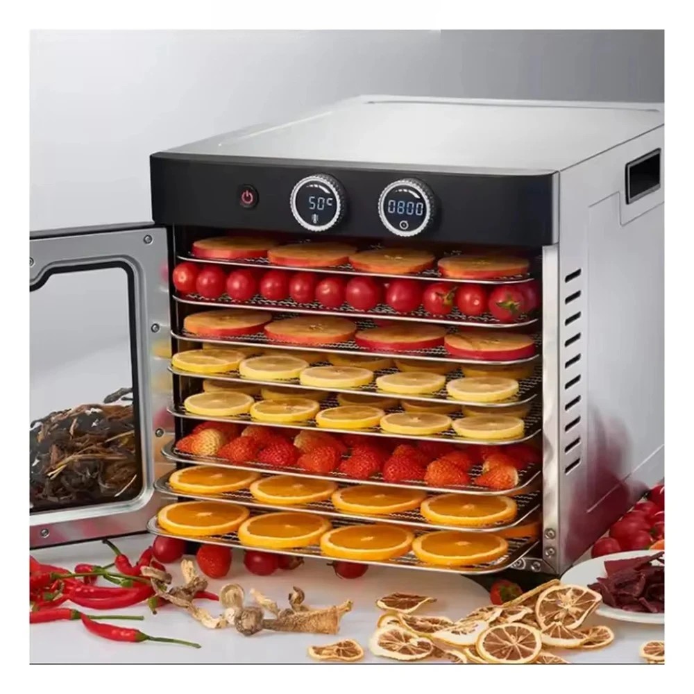 Manufacturer's special supply Use 8 Tray Small Dehydrated Fruit Machine for Pet Snacks/Dried Fish/Beef Jerky/Shrimp Food Dryer