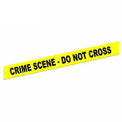 TT Caution Tape Decal Crime Scene - Do Not Cross Car Sticker Window Bumepr Decoration Warning Stickers Stickres Accessories