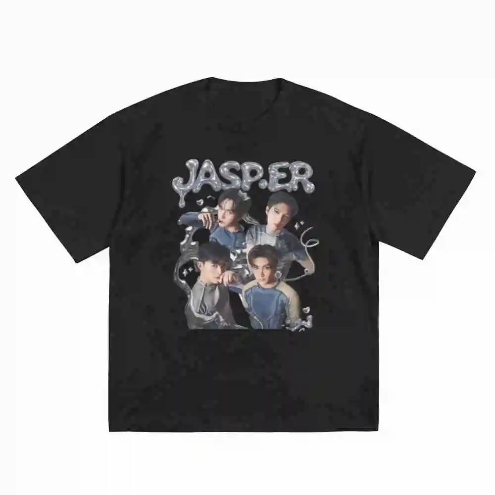 Jasper Gmmtv Joong Aou Santa Pond Tpop Thai Boy Band Short Sleeve Tee 100% Cotton T-Shirt