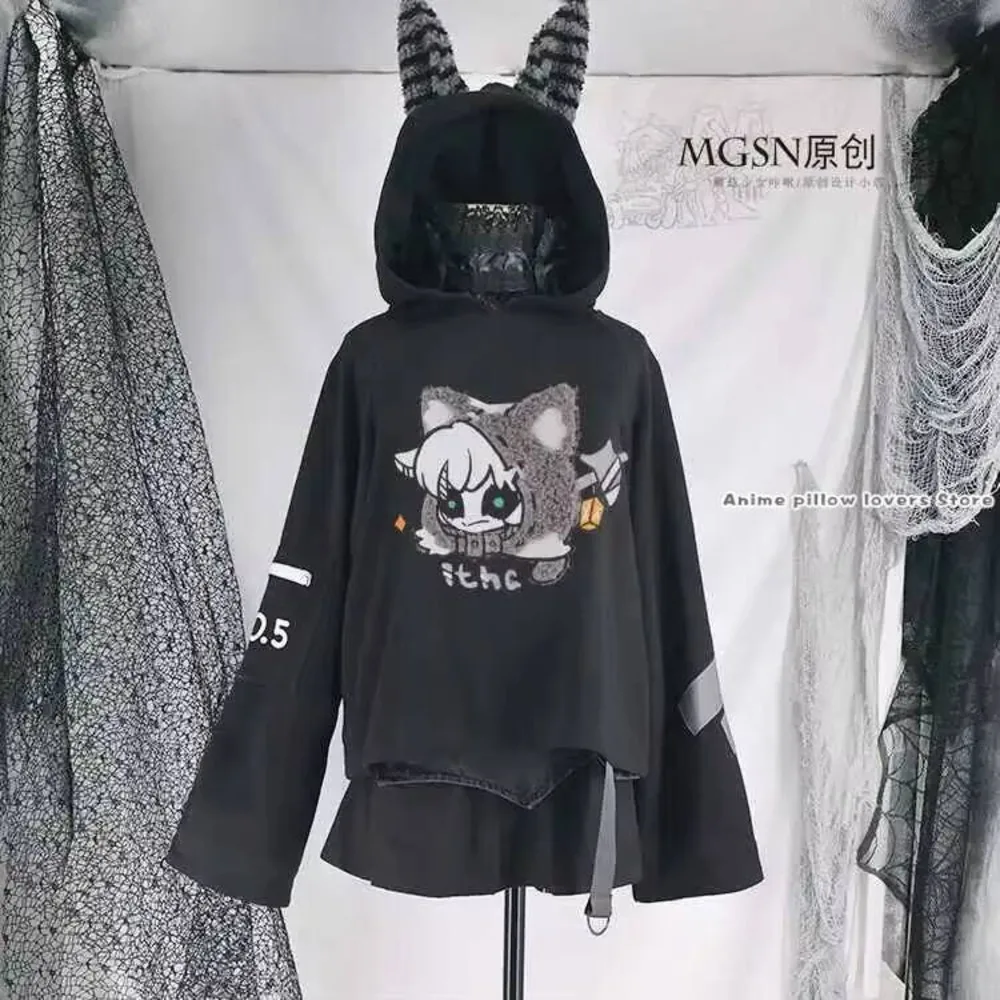 

Anime Game Identity Ⅴ Ithaqua Theme Costume Cosplay Cute Short Hoodie Women Men Student Autumn Winter Coat Hooded Sweatshirt
