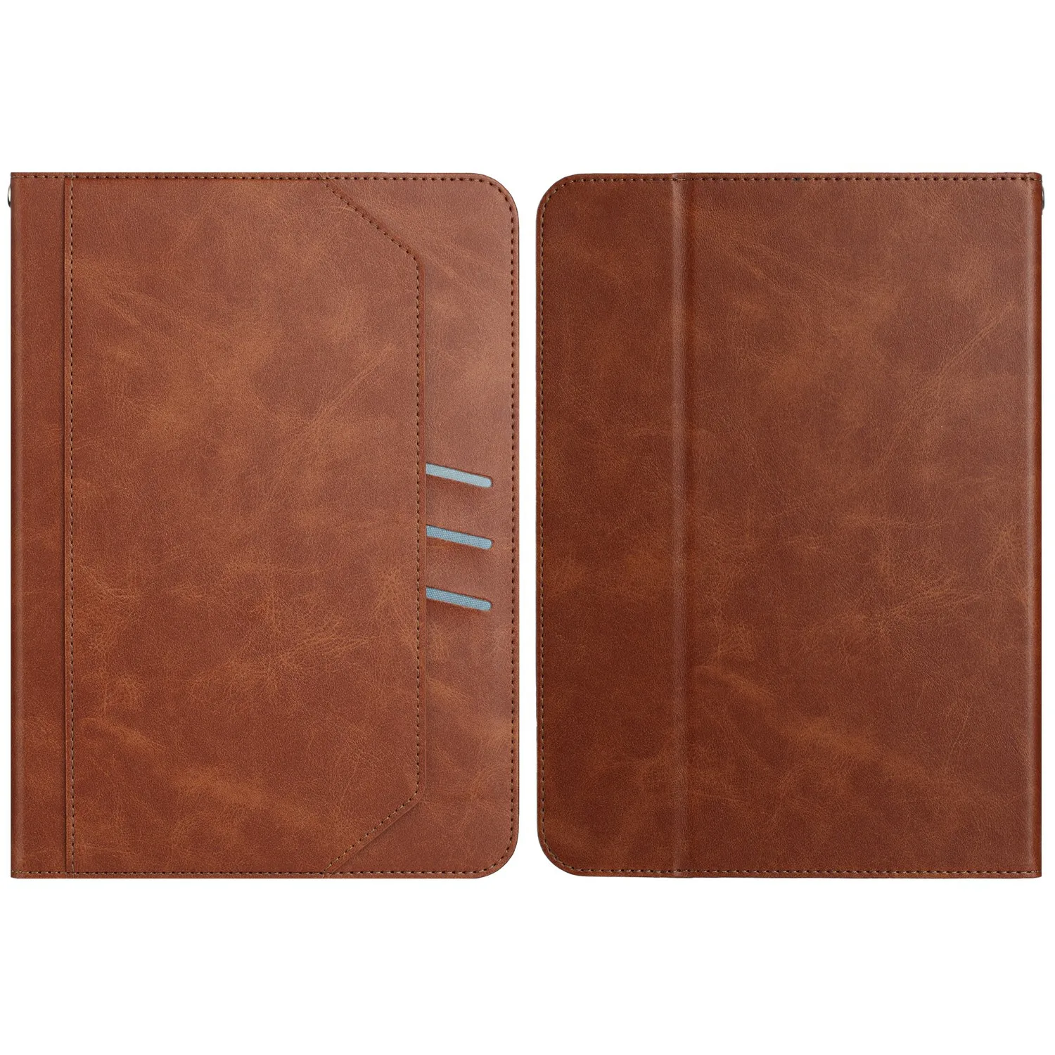 

Для 10-дюймового универсального чехла для планшета в стиле ретро из воловьей кожи с держателем для карт - кофе