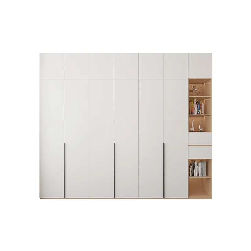 Family bedroom modern wardrobe, opposite door economical, storage rental room small apartment children's cabinet
