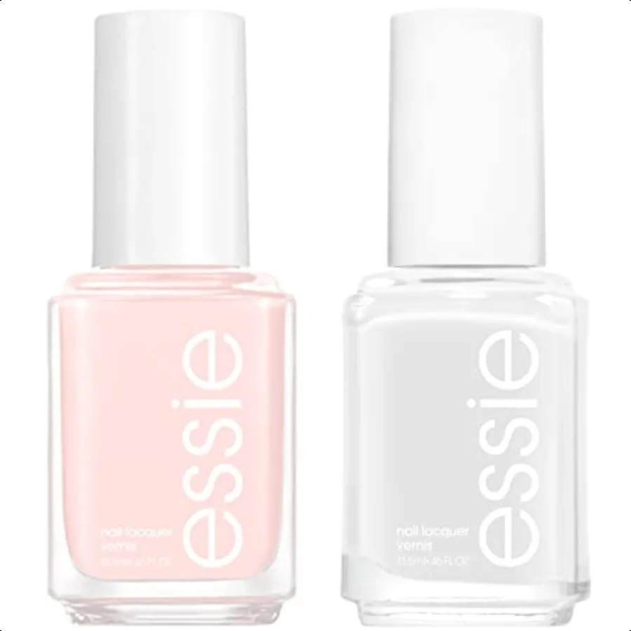 

nail polish Ballet French Manicure Kit a sheer pink and a white nail polish 8free vegan 1 kit