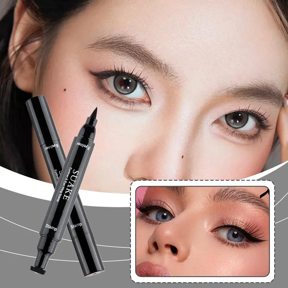 Stamp Eyeliner Double Ended Design With Multiple Heads Customized Eyeliner Looks Creative Makeup Tool Long Lasting Smudge Proof