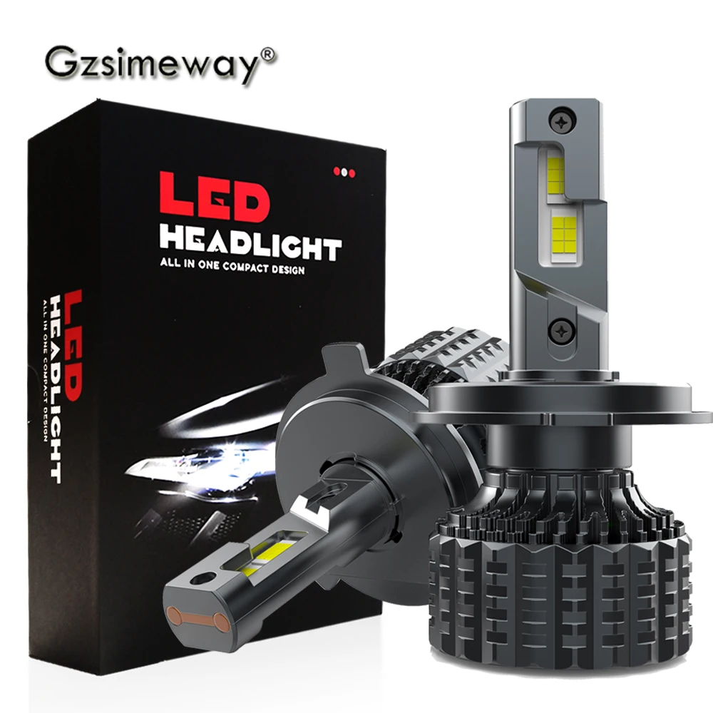 2PCS 130W 30000LM H4 H7 Canbus LED Bulbs H11 H8 H3 9005 HB3 HB4 9012 H1 Car LED Light Headlight 3000K 4300K Turbo Fog Lamp 6000K