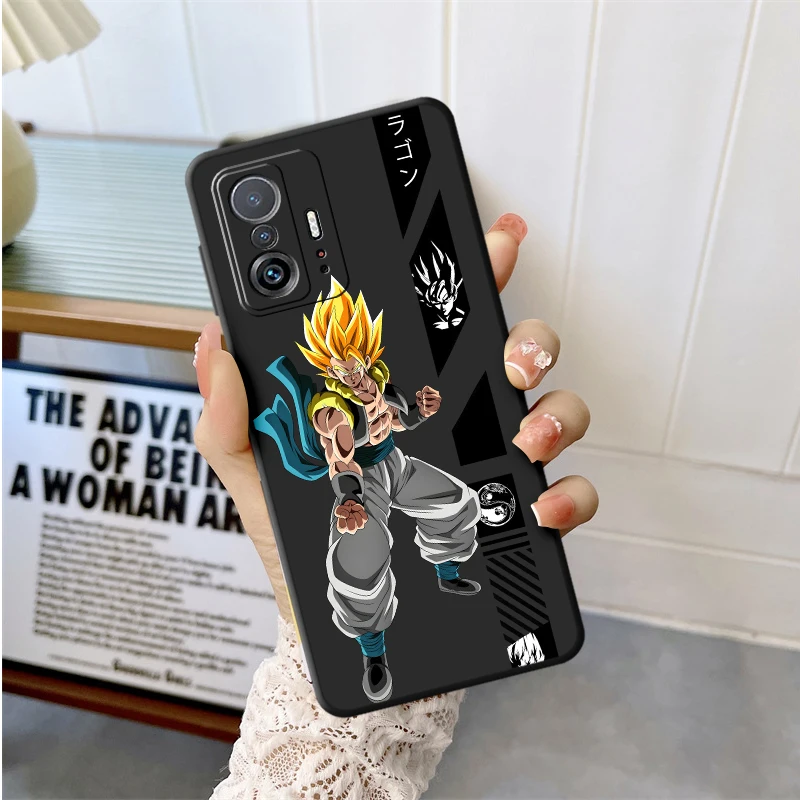 เคสสำหรับ Xiaomi Redmi 9 A5 K40 K80 Pro 14C 12C A1 A2 Plus 13C A4 A3 10 สีดำ เคสโทรศัพท์แบบนิ่มลายดราก้อนบอล ซูเปอร์ คูล โกคู