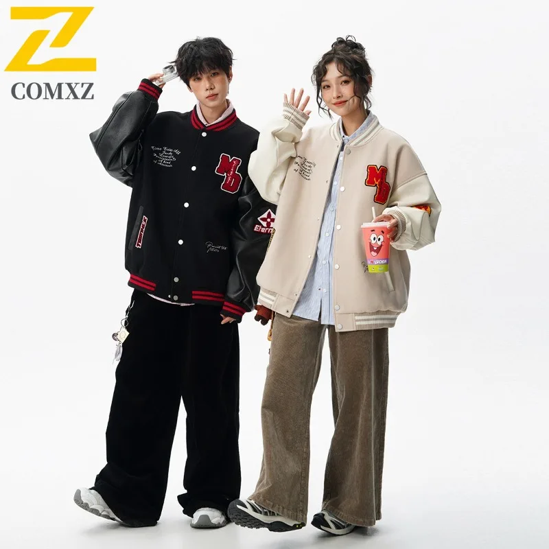 

Куртки COMXZ, уличная ветрозащитная куртка для путешествий, пешего туризма, бега, бейсбольного воротника, легкая куртка, мужская одежда для отдыха, куртки
