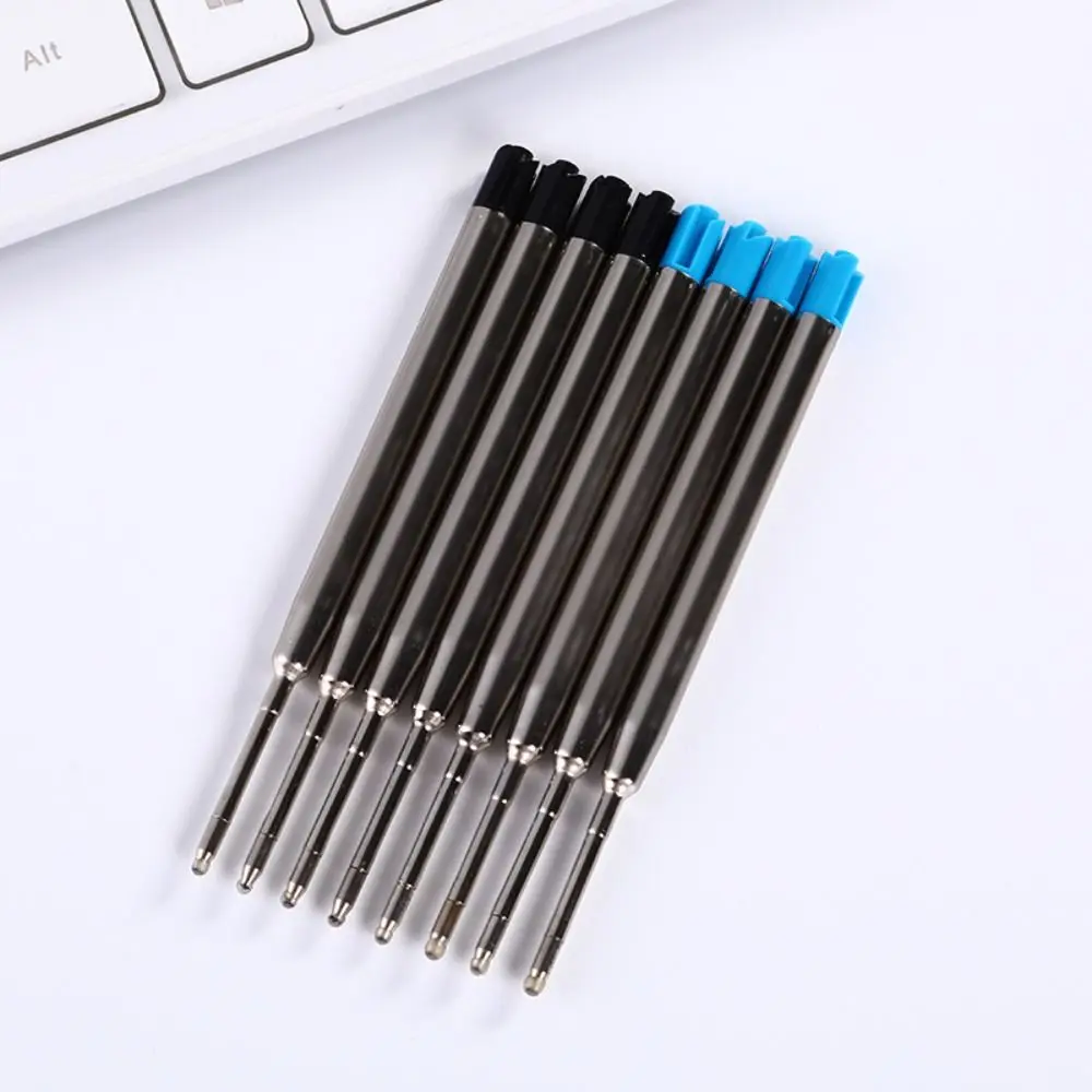 

Metal Ballpoint Pen Press Tyle Students Gift Fountain Pen with Blue/Black Ink Refill Business Gel Pen School Office Supplies