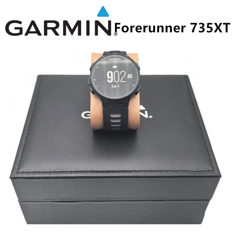 Garmin Forerunner 735XT GPS Triathlon Outdoor Optical Heart Rate Sports Watch Supports Multiple Languages 95% New