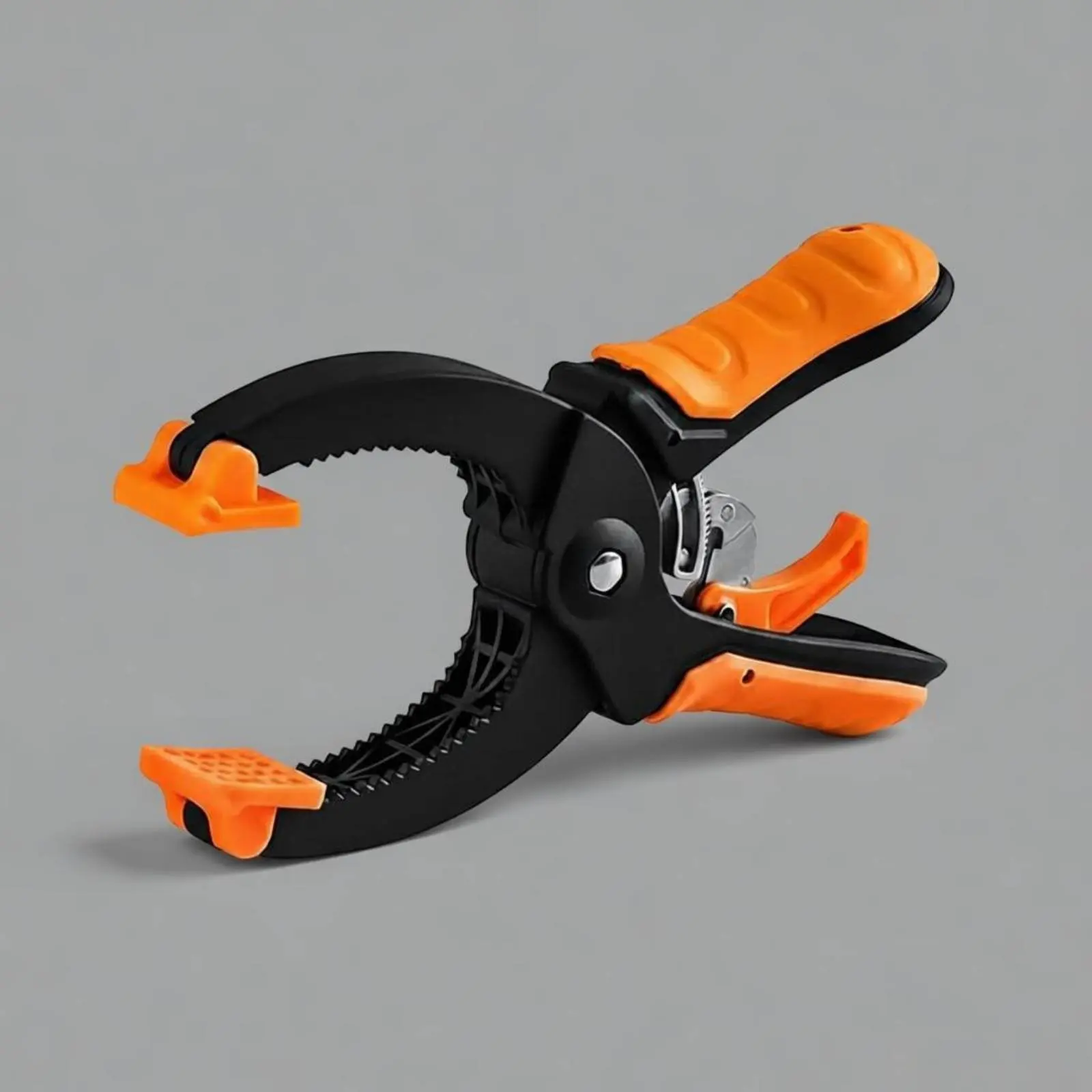 

Sturdy Duty Carpentry Clamp Fine-Adjustment Locking Ratchet C-Clamp Clamping Tool Non-Marring Pads for DIY Hobbyists, Garage